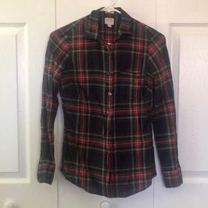 Plaid Blouse